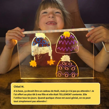 Tableau lumineux LED magique pour enfants