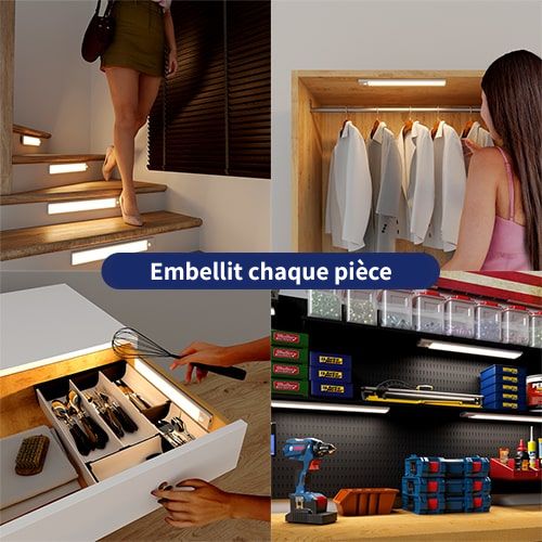 AuraLine - Lampe à détecteur de mouvement magnétique