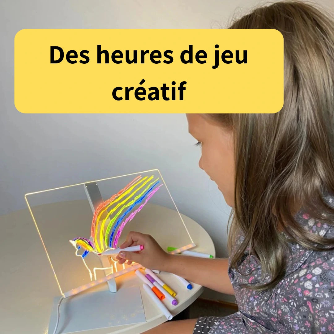 Tableau lumineux LED magique pour enfants